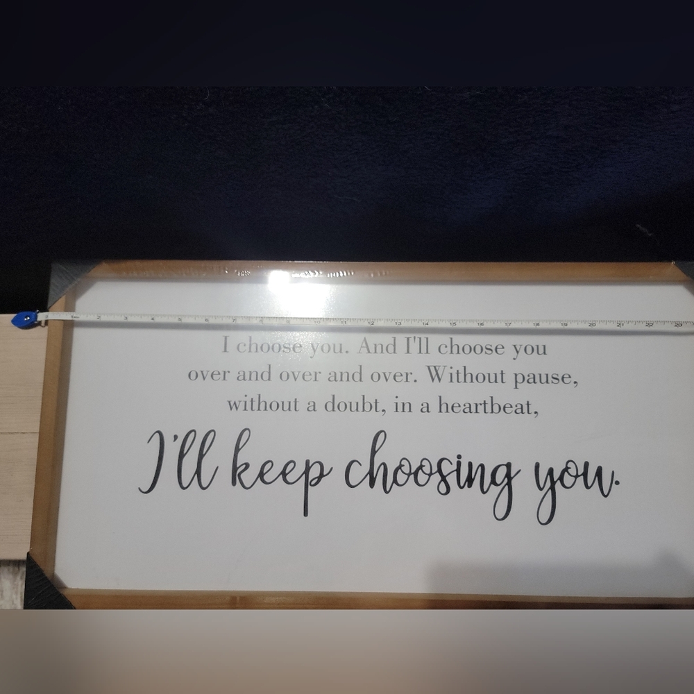 Decorative Wall Art with Inspirational Quote